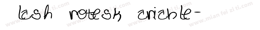 Clash Grotesk Variable字体转换